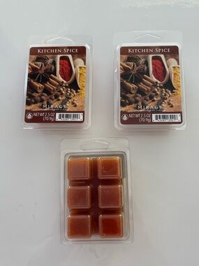 NWOT Lot of 3 Mirage Scented Wax Cubes